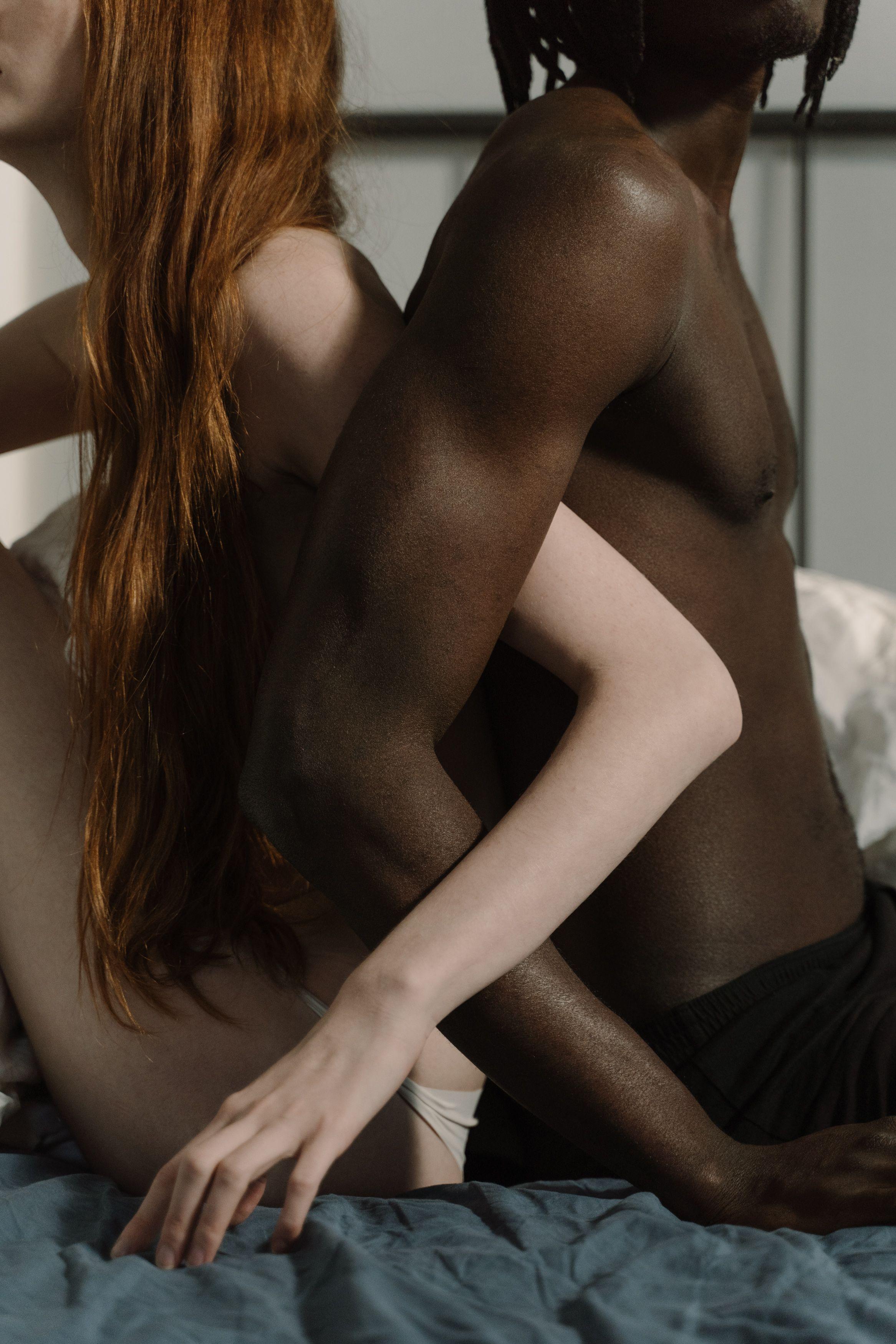 Two adults embracing in close-up, illustrating privacy and booking etiquette in Cape Town